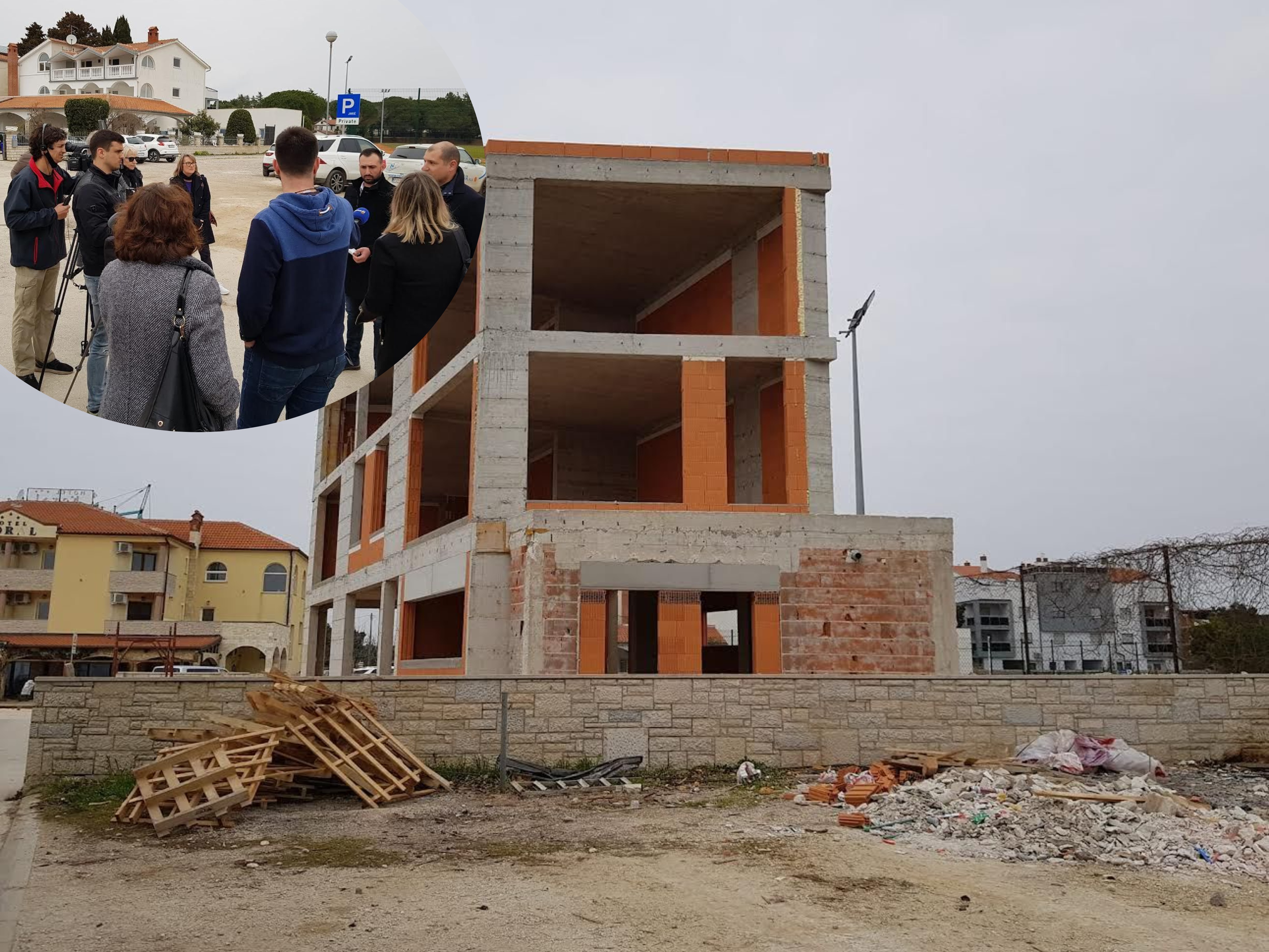 BESPRAVNA GRADNJA U MEDULINU Imao dozvolu za jednu etažu, a izgradio tri